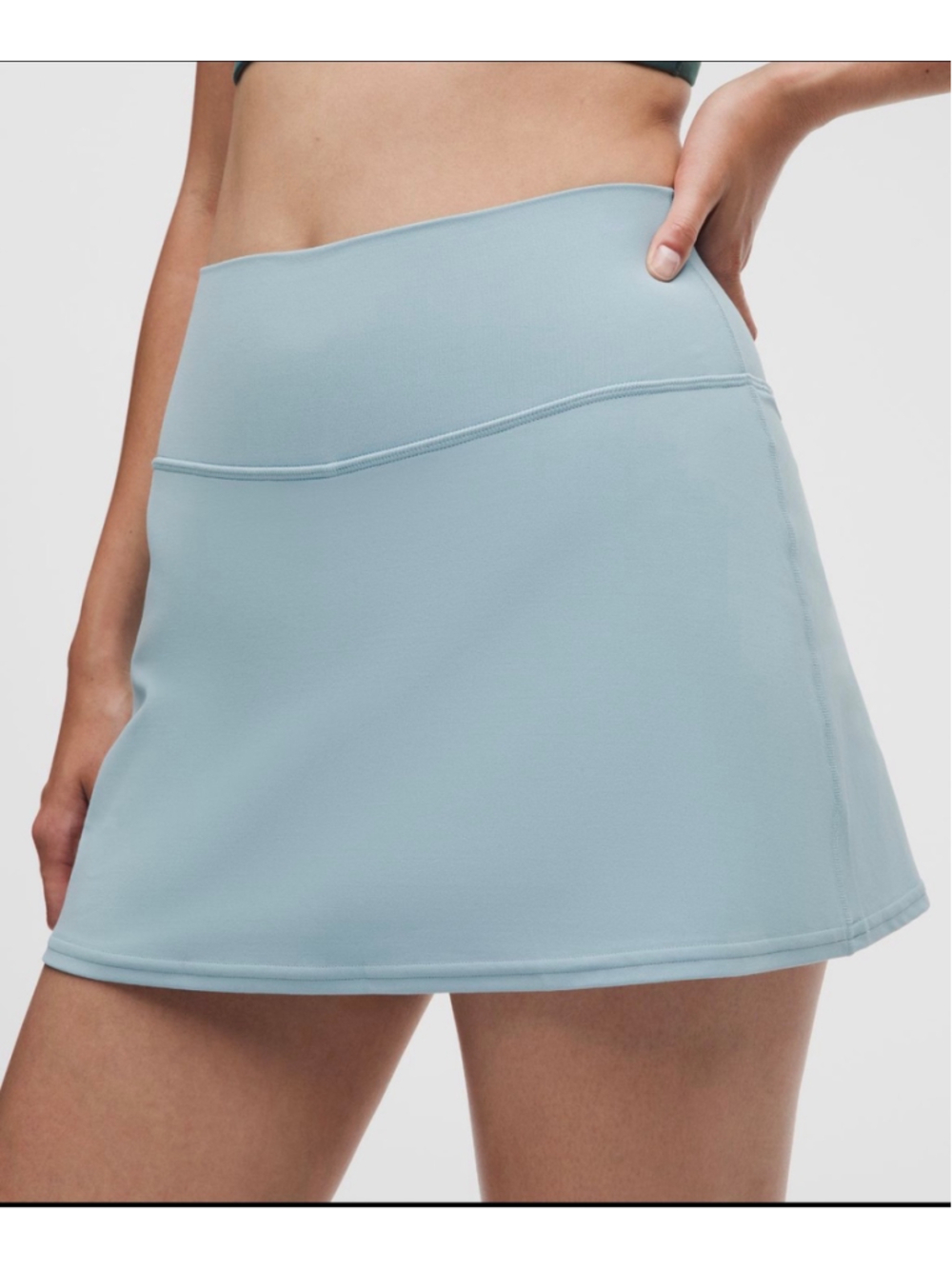 NWT Women's Lululemon Align High-Rise Skort Size 10 Blue (Seafoam)